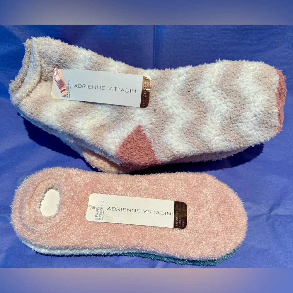 ADRIENNE VITTADINI CHEVRON 4-pack SOCK and 3-pack BOOTIE SETS